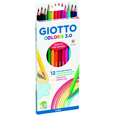 Lápices Giotto Colors 3.0 Caja de 12 Uds