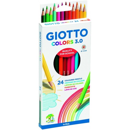 Lápices Giotto Colors 3.0 Caja de 24 Uds